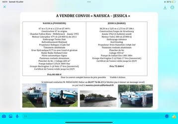 Peniches à aménager ou navigation, 25 mètres ou plus, Diesel, Plus de 200 ch, Enlèvement