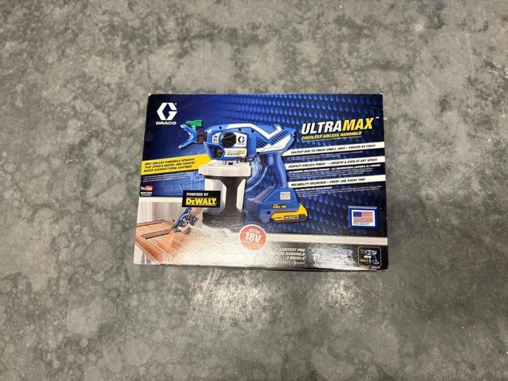 Graco Ultra (17M366) – Draadloze Professionele Verfspuit –, Doe-het-zelf en Bouw, Schildersmaterialen, Zo goed als nieuw, Verfspuit of Verfpomp