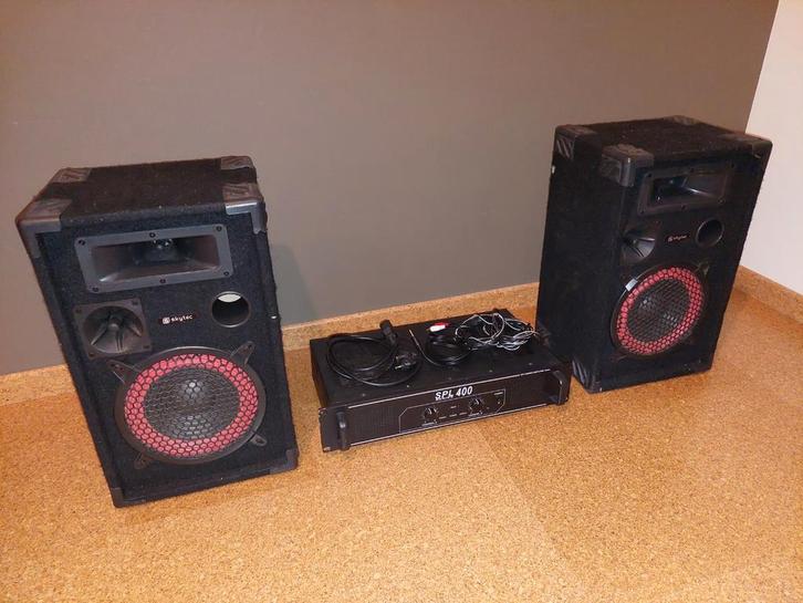 Skytec luidsprekers, Audio, Tv en Foto, Karaoke-apparatuur, Zo goed als nieuw, Luidspreker(s), Ophalen