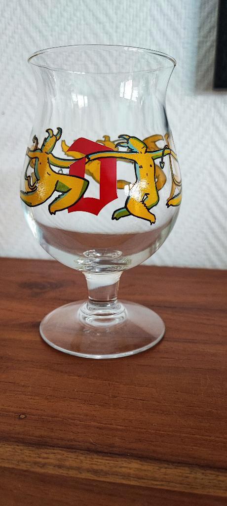 Collectorsitem Duvelglas The 6 Hop Devils, Verzamelen, Biermerken, Nieuw, Ophalen of Verzenden