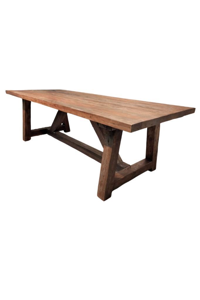 stoere eettafel 3 meter, Huis en Inrichting, Tafels | Eettafels, Nieuw, 50 tot 100 cm, 200 cm of meer, Vijf personen of meer, Rechthoekig