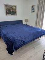 Luxe plaid - De Witte Lietaer  220X240  NIEUW, Blauw, Ophalen of Verzenden, Deken of Dekbed, Nieuw