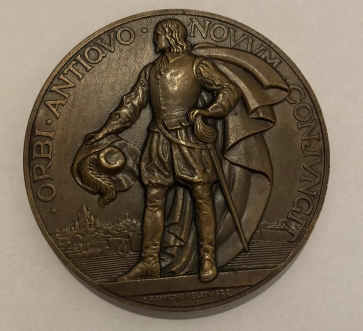 Medaille Compagnie Générale Transatlantique, Postzegels en Munten, Penningen en Medailles, Brons, Ophalen of Verzenden