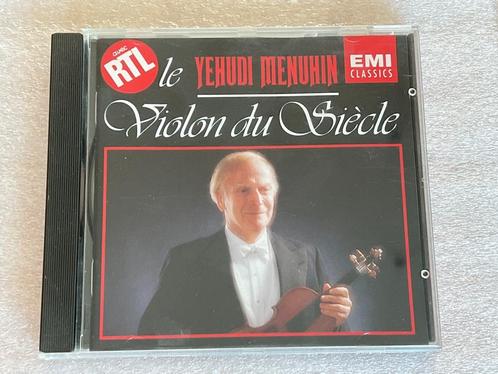 CD Yehudi Menuhin – Le violon du siècle. CD, compilation, CD & DVD, CD | Classique, Utilisé, Chant, Du modernisme à nos jours