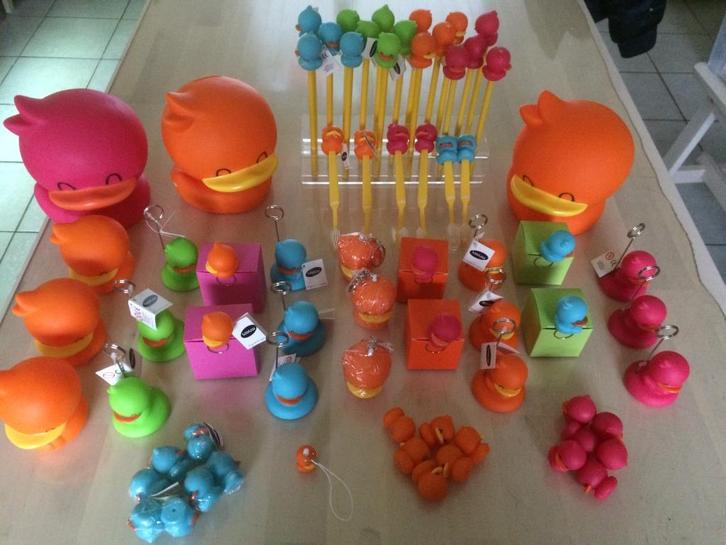 Eendje design duck multicolor van BB collectie UITVERKOOP, Kinderen en Baby's, Kraamcadeaus en Geboorteborden, Nieuw, Kraamcadeau