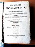 ancien DICTIONNAIRE FRANCAIS-LATIN de 1857, Enlèvement ou Envoi, F.R. NOEL