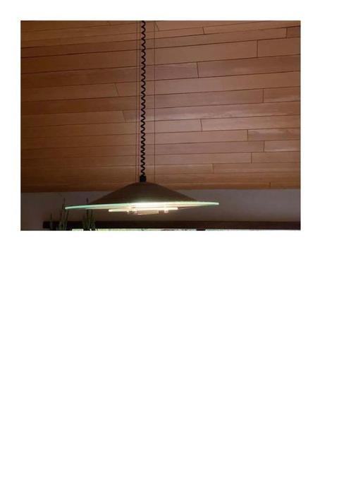 design livinglamp, Maison & Meubles, Lampes | Suspensions, Utilisé, Verre, Métal, Enlèvement