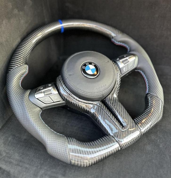 BMW stuur carbon compleet leer leder M Sport, Auto-onderdelen, Besturing, BMW, Nieuw, Ophalen of Verzenden