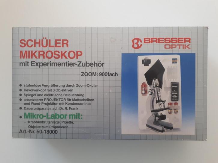 Microscoop Studentenmicroscoop met experimentele toebehoren, Audio, Tv en Foto, Optische apparatuur | Microscopen, Zo goed als nieuw
