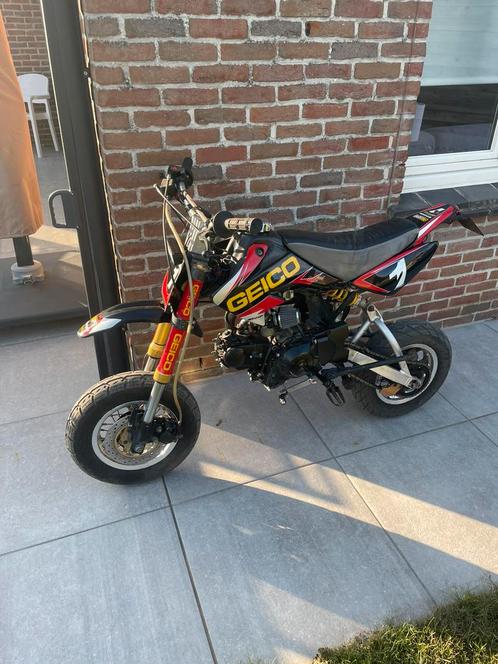 Pitbike met papieren, Fietsen en Brommers, Minibikes, Midibikes en Pitbikes, Zo goed als nieuw, Pitbike, Ophalen of Verzenden