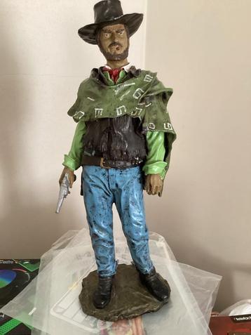 Clint Eastwood hars standbeeld figuur beschikbaar voor biedingen