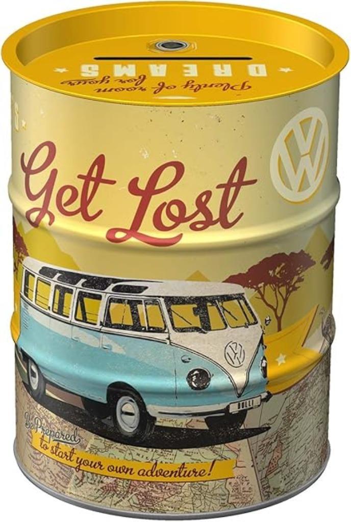 Tirelire rétro 600 ml VW Bulli | Nouveau, Collections, Tirelires, Neuf, Autres thèmes, Métal ou Fer blanc, Envoi