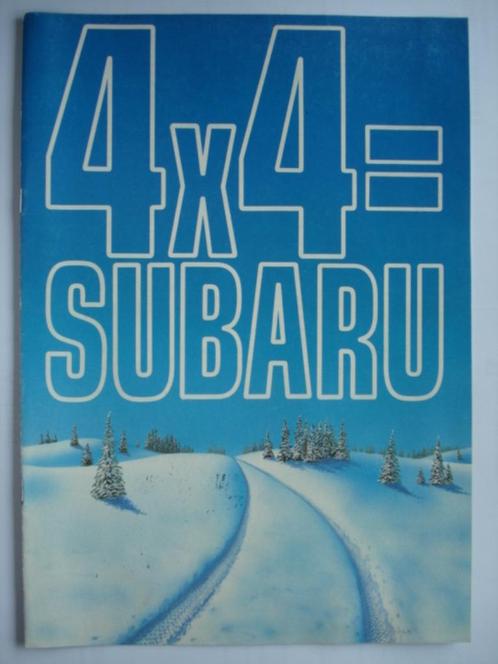 Subaru gamma 1985 Brochure Catalogue Prospekt, Livres, Autos | Brochures & Magazines, Utilisé, Autres marques, Envoi