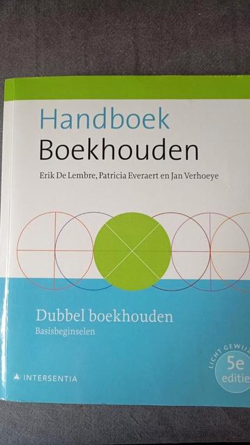 Handboek Boekhouden - Dubbel boekhouden (vijfde editie) beschikbaar voor biedingen