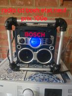 Radio cd de chantier bosh en état neuf, Audio, Tv en Foto, Radio's, Ophalen, Zo goed als nieuw, Radio