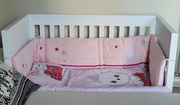 Babybed, peuterbed-Bopita Victoria 60*120, Kinderen en Baby's, Babywiegjes en Ledikanten, Zo goed als nieuw, Ophalen