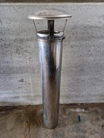Dubbel wandig rookkanaal inox, Enlèvement, Utilisé