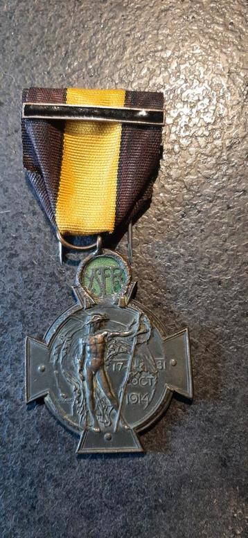 medaille  ijzerkruis met vlaams lint/ gesneuvelden bar beschikbaar voor biedingen