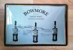 Reclamebord van Bowmore Scotch Whisky in reliëf-30 x 20cm, Envoi, Panneau publicitaire, Neuf