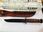 KA-BAR USMC 02-1217 Fixed Blade Fighting Knife w/ Sheath Box, Nieuw