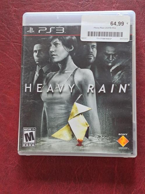 Heavy rain, Consoles de jeu & Jeux vidéo, Jeux | Sony PlayStation 3, Enlèvement ou Envoi