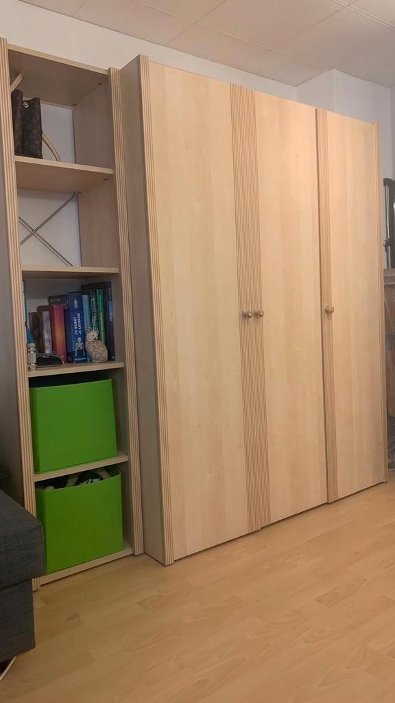 kinderkamer + meegroeibed tot 1 persoonsbed, Kinderen en Baby's, Kinderkamer | Complete kinderkamers, Zo goed als nieuw, Jongetje of Meisje