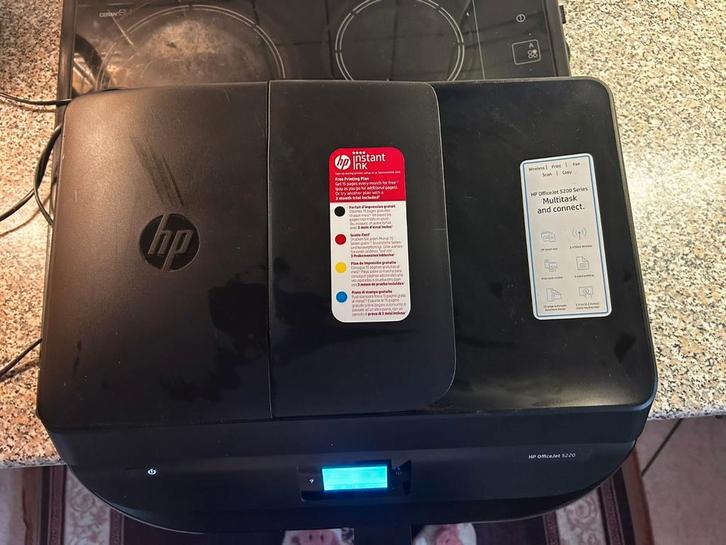 HP OfficeJet 5220, Computers en Software, Printers, Zo goed als nieuw, Printer, Faxen, Kleur printen, Kopieren, Mailen, Scannen