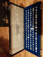 100 miniaturen sterling zilveren munten in vorm van postzege, Verzamelen, Ophalen