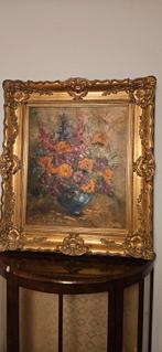 Schilderbord met bloemen, Antiek en Kunst, Ophalen