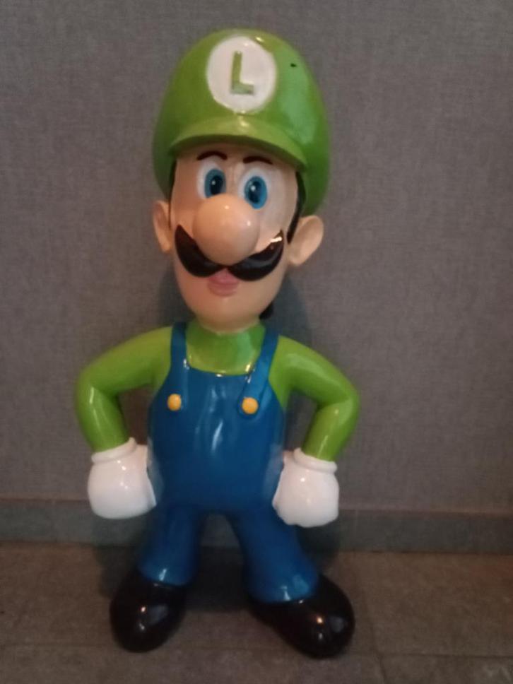 Grote Luigi pop (75 cm) – Super Mario Bros, Verzamelen, Merken en Reclamevoorwerpen, Zo goed als nieuw, Overige typen, Ophalen