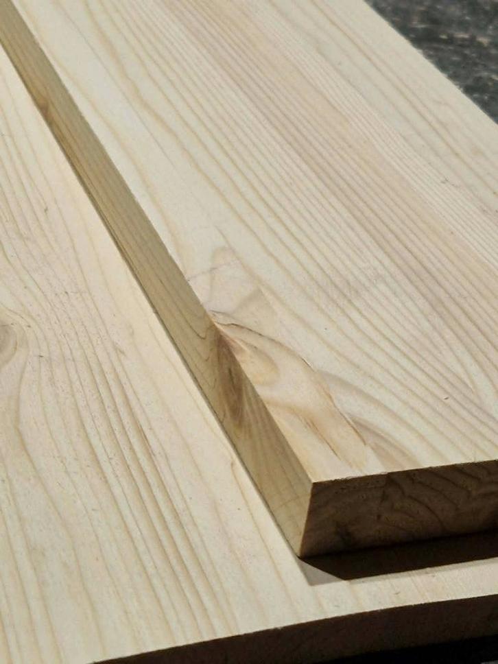 Grenen massieve meubel/timmerpanelen 3200x1230mm NIEUW, Maison & Meubles, Armoires | Bibliothèques, Neuf, Enlèvement