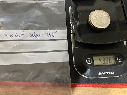 356,01gr puur zilver lot 31x zilveren munt België Frankrijk, Postzegels en Munten, Munten | België, Losse munt, Zilver, Zilver