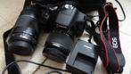 Canon EOS 2000D + 18-55mm + 75-300mm + 128GB + Tas + Statief, Spiegelreflex, Canon, Ophalen of Verzenden, Zo goed als nieuw