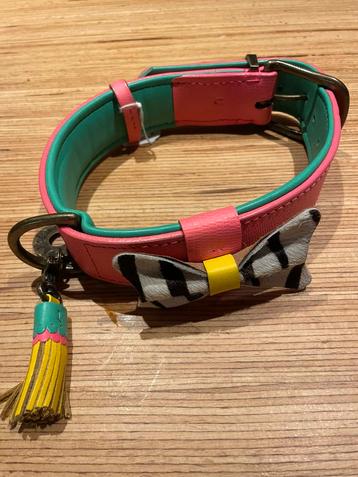 Handgemaakte nieuwe leren hondenhalsband 40-50 cm hals beschikbaar voor biedingen