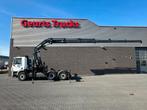 DAF CF 85 410 6X2 + HIAB 422EP-5 HIPRO TREKKER/SATTELZUG/TRA, Auto's, Vrachtwagens, Automaat, Euro 5, 408 pk, Wit