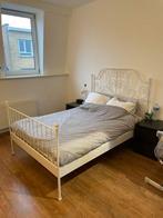 Structure de lit Ikea métal blanc, Enlèvement, Utilisé, Blanc, Une personne