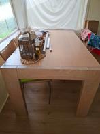 Mooie, zware houten tafel te koop, Ophalen