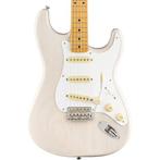 Neuve: Fender Stratocaster Vintera 50's White blonde MN/SSS, Enlèvement ou Envoi, Neuf, Solid body, Fender
