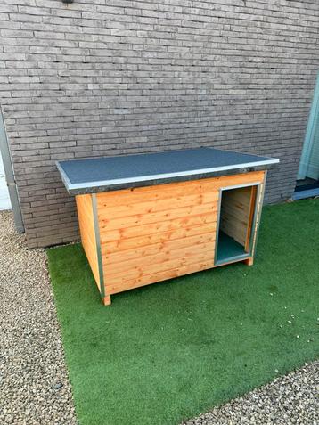 Hondenhok hout Base Large Belgische makelij, Ophalen, Hondenhok