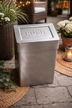 Poubelle murale professionnelle Santral 18L acier inox, Maison & Meubles, Enlèvement ou Envoi, Inox