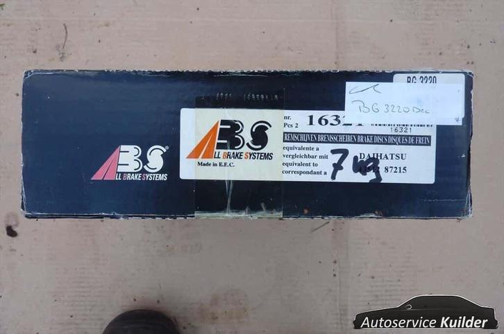 Remschijven voorzijde Daihatsu Cuore Domino 850 Nieuw Gevent, Autos : Pièces & Accessoires, Freins & Transmission, Daihatsu, Neuf