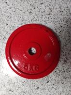 2 poids 5 kg pour musculation, Sports & Fitness, Enlèvement ou Envoi, Comme neuf, Jambes, Barre d'haltères