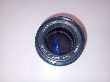 Canon FD 50 mm f/ 1.4 (objectif) beschikbaar voor biedingen
