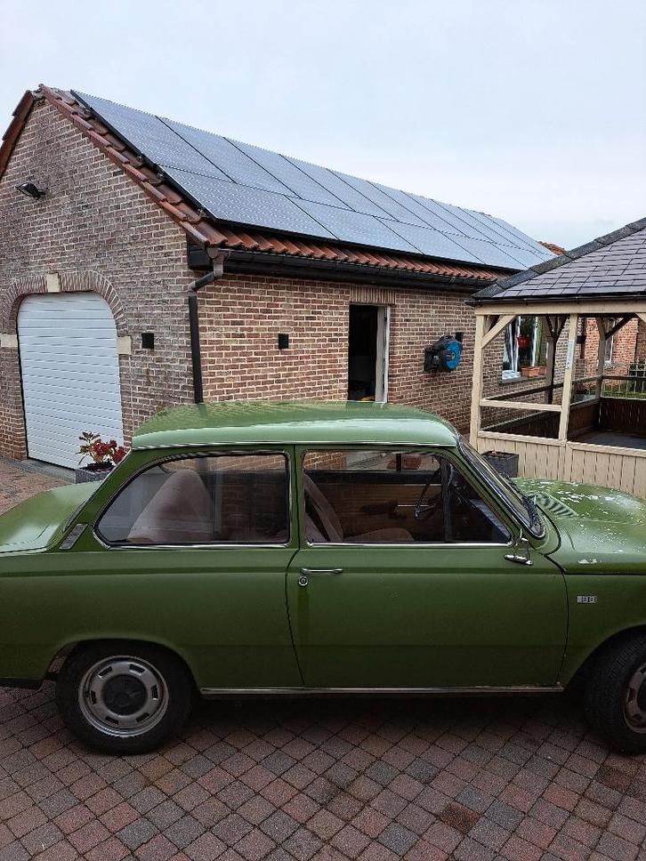 Daf 66, Auto's, Oldtimers, Particulier, Daf, Benzine, 3 deurs, Groen, Stof, Achterwielaandrijving, Ophalen