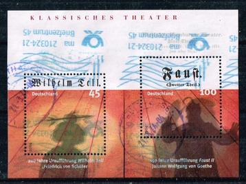 Postzegels uit Duitsland - K 4826 - klassiek theater beschikbaar voor biedingen
