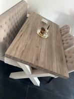 Eettafel inclussief 3 stoelen en eettafelbank & salontafel., Ophalen