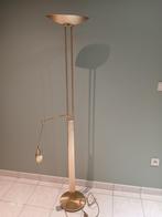 Mooie staanlamp met dimmer en leeslamp, Huis en Inrichting, Lampen | Vloerlampen, Ophalen, Stijlvol, Zo goed als nieuw, Metaal