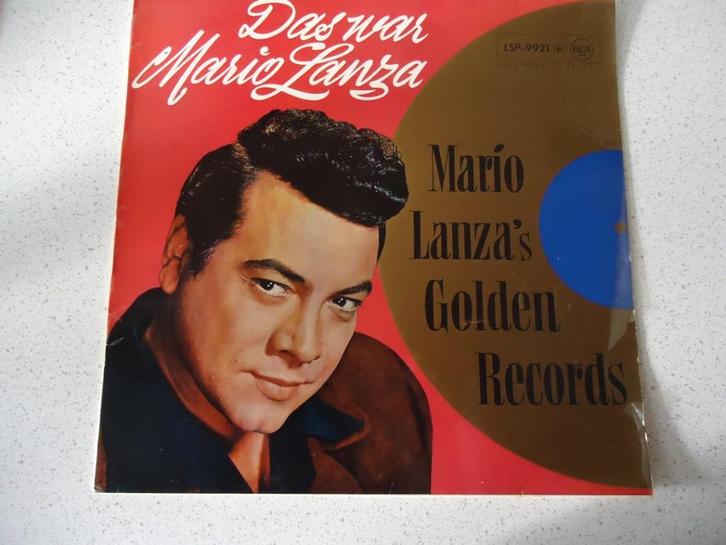 LP van " Mario Lanza" Mario Lanza's Golden Records., Cd's en Dvd's, Vinyl | Pop, Gebruikt, 12 inch, Ophalen of Verzenden