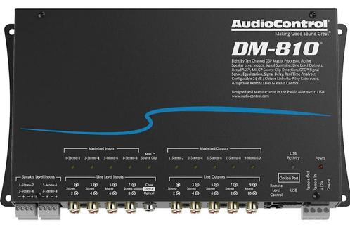 Audiocontrol DM-810 Processeur de son DSP, Autos : Divers, Haut-parleurs voiture, Neuf, Enlèvement ou Envoi