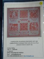 Origineel patroon " Marquoir Souvenier D'enfance " Ref.682, Ophalen of Verzenden, Zo goed als nieuw, Handborduren, Patroon